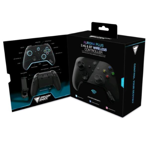 DRAGON AURORA PLUS CONTROLLLER WIRELESS NERO